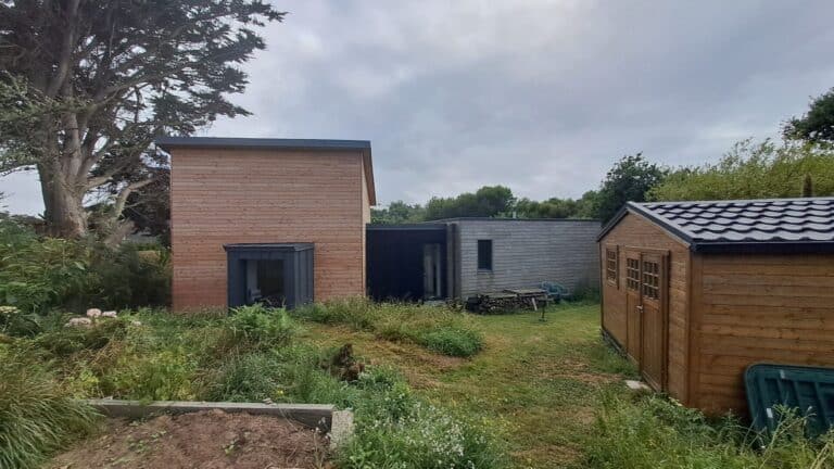 e kichen ar mor après travaux côté jardin